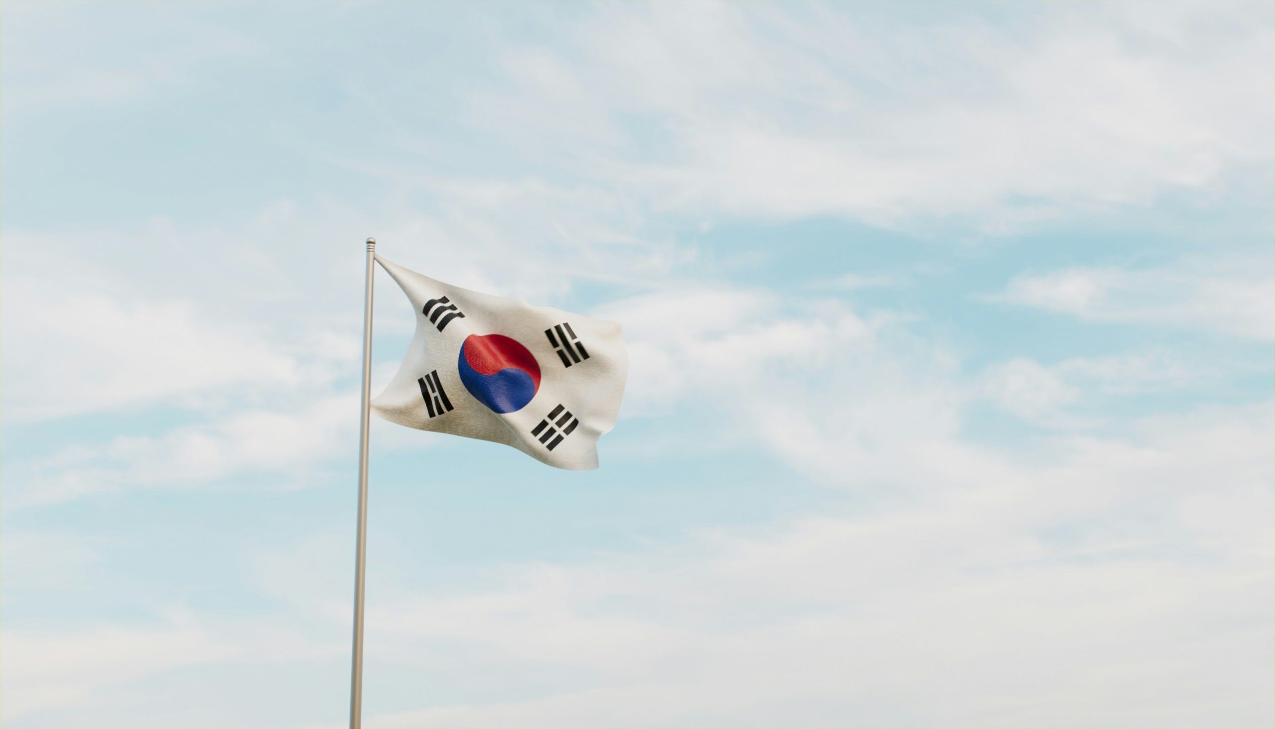 South Korea flag (Planet Volumes / Unsplash)