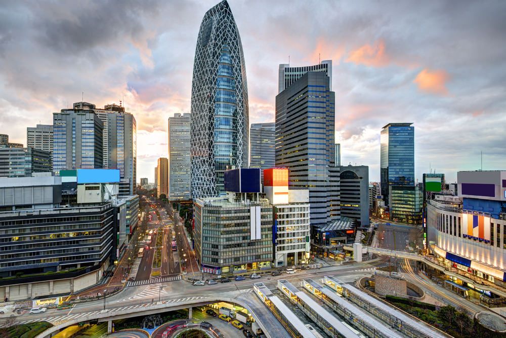 Skyscrapers in Tokyo