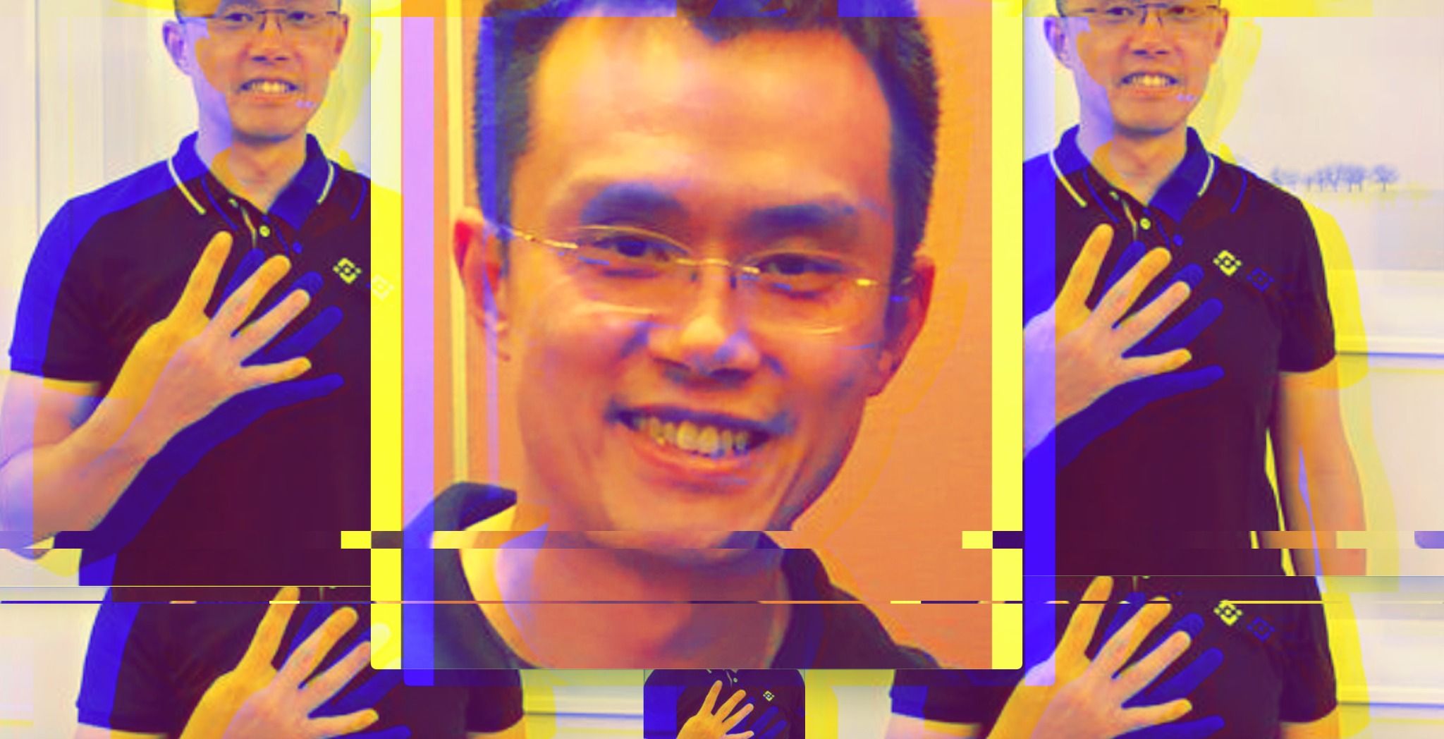 Binance's former CEO, Changpeng "CZ" Zhao (Photos from Smorshedi/Wikimedia Commons and CoinDesk/Flickr, modified by CoinDesk)