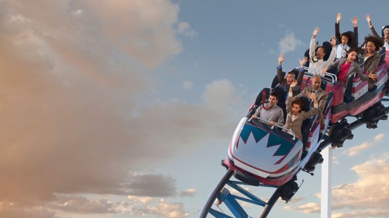 Roller coaster ride for bitcoin on Monday (Getty Images)