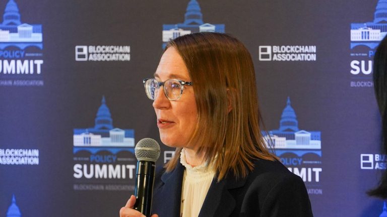 SEC Commissioner Hester Peirce (Nikhilesh De/CoinDesk)