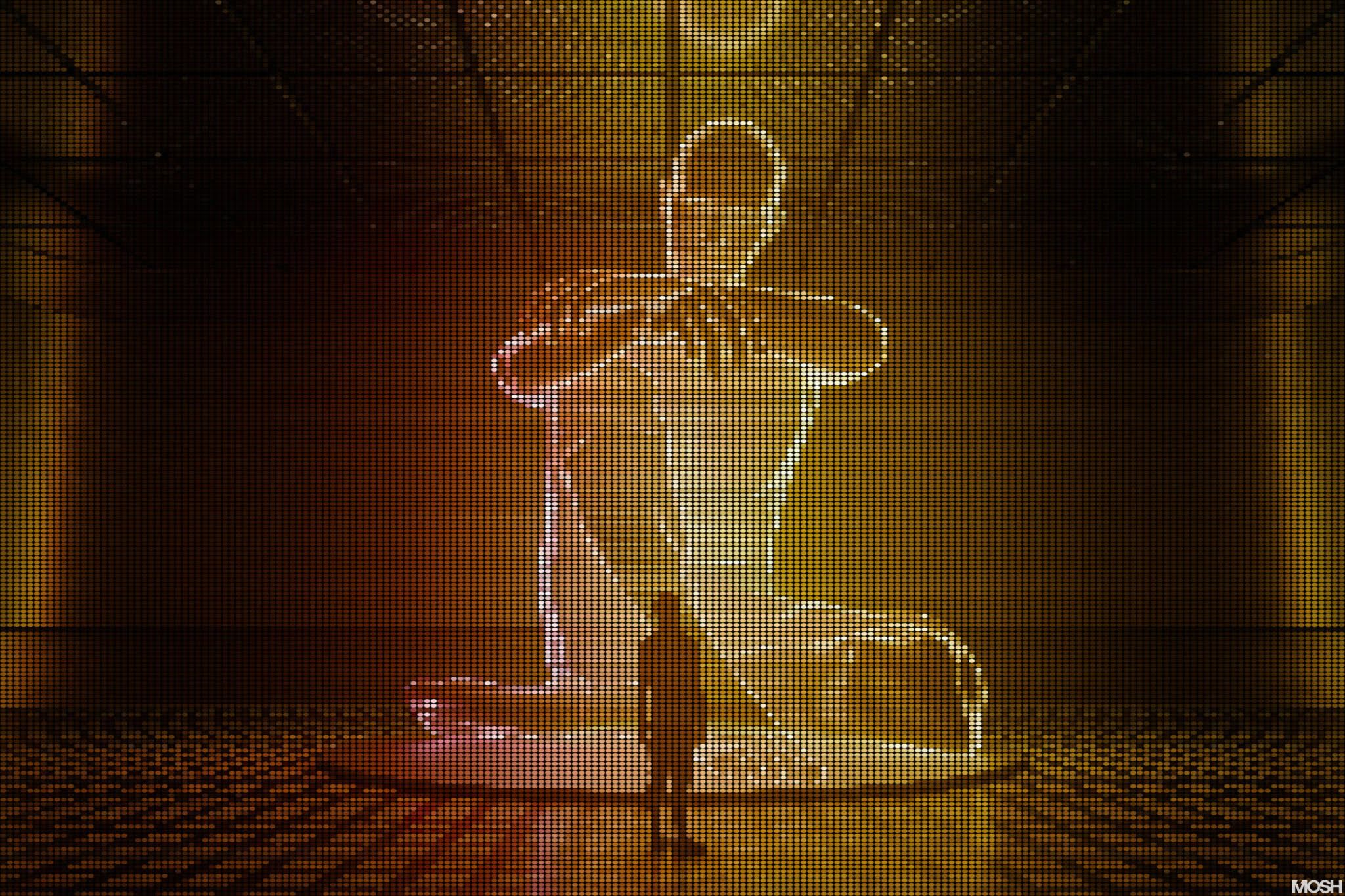 Hologram man standing